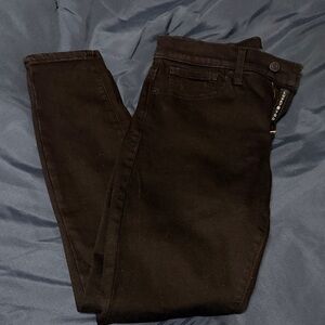Lucky Brand Black Mid Rise Ava Skinny Jeans size 4/27